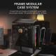 Boîtier PC - CORSAIR - Série FRAME 4000D RS ARGB - Moyen-tour - 3 ventilateurs ARGB - Noir