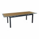 Table de jardin - Rectangulaire - Extensible - Structure en aluminium - 8/10 p. - LOUISIANE - Proloisirs