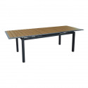 Table de jardin - Rectangulaire - Extensible - Structure en aluminium - 8/10 p. - LOUISIANE - Proloisirs