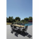 Table de jardin - Rectangulaire - Extensible - Structure en aluminium - Jusqu'a 10 p. - HIVAOA - Proloisirs
