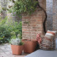 Pot de fleurs carré - DEROMA - Origin - 29 L - Terre cuite