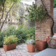 Pot de fleurs carré - DEROMA - Origin - 29 L - Terre cuite