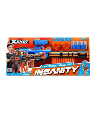Pistolet sur trépied - ZURU XSHOT - Motorized Rage Fire - 72 fléchettes