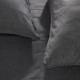 Housse de couette - TODAY - CHARME - Chambray - Gris foncé Capucine - 240 x 220 cm
