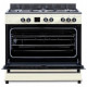Cuisiniere piano four multifonctions catalyse - CONTINENTAL EDISON - CECP9060CD - 95 L - L90 x H85 cm - Creme / Inox