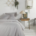 Housse de couette - TODAY - CHARME - Chambray - Gris clair Constance - 240 x 220 cm
