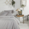 Housse de couette - TODAY - CHARME - Chambray - Gris clair Constance - 240 x 220 cm