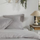 Housse de couette - TODAY - CHARME - Chambray - Gris clair Constance - 260 x 240 cm