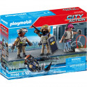 Playmobil 71146 Equipe forces spéciales avec bandit, Les policiers
