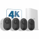 Pack 4 Cameras - ARLO - Ultra V2 - Extérieur - Batterie - Vision nocturne