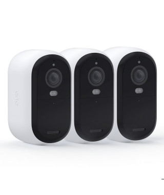 Caméra de sécurité connectée - ARLO - Essential2 - Pack de 3 - Résolution 2K - Vision nocturne couleur