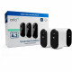 Caméra de sécurité connectée - ARLO - Essential2 - Pack de 3 - Résolution 2K - Vision nocturne couleur
