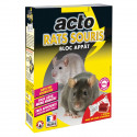 Appât pour rats et souris - ACTO - 12 blocs de 20 g - Tres attractif - Dératisation efficace - Poids total 240 g