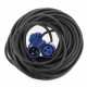 Rallonge secteur - EZA - 25m - Section de câble 1,5 mm² - 220 V - 16 A - CEE17 - Avec sac de transport