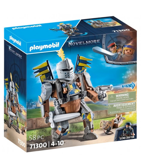 PLAYMOBIL 71300 Géant de combat Novelmore- Combattez les ennemis avec le géant en armure, ses bras et jambes sont mobiles
