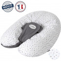 Coussin de maternité - CANDIDE - Multirelax - Polyester / Coton - Gris / Etoiles