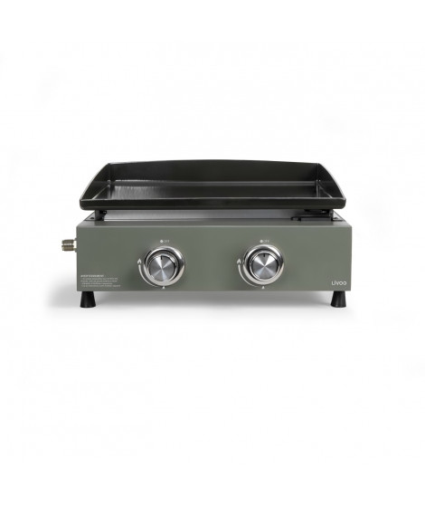 Livoo Plancha gaz 5000w plaque acier émaillé 45.5x35.5cm - DOC323
