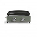 Livoo Plancha gaz 5000w plaque acier émaillé 45.5x35.5cm - DOC323