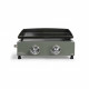 Livoo Plancha gaz 5000w plaque acier émaillé 45.5x35.5cm - DOC323