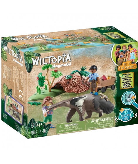 PLAYMOBIL - 71012 - Wiltopia - Fourmiliers - 39 pieces - Jouet pour enfant a partir de 4 ans
