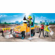 PLAYMOBIL 71751 Ouvriers avec rouleau compresseur et signalisation, Action Heroes, La construction, 43 pieces, Des 4 ans