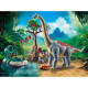 PLAYMOBIL 71819 Brachiosaure, explorateurs, aéroglisseur