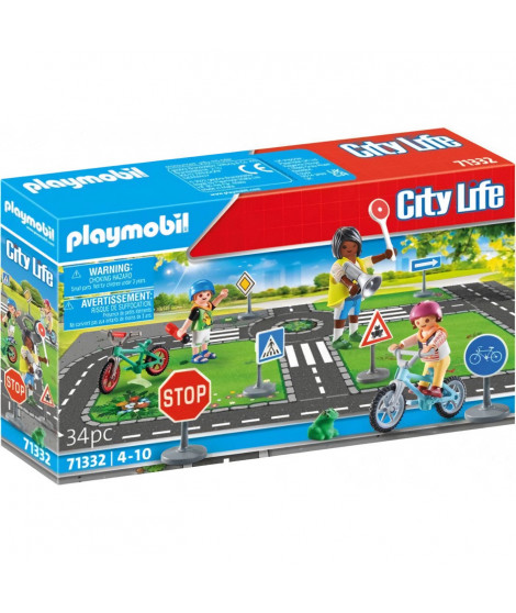 PLAYMOBIL - Classe sécurité routiere - Rouge - 71332