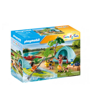 Playmobil 71425 Famille et tente, Le camping & loisirs