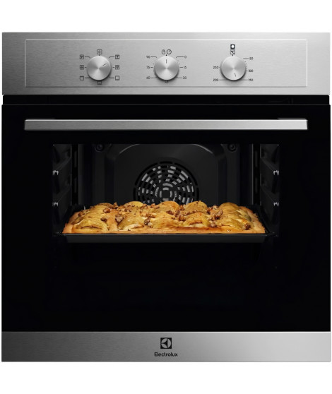 Four encastrable multifonction aquaclean - ELECTROLUX - EOH2H00BX - Inox - Anti-trace - Porte ventilée 2 verres - 59 x 59,4 x…