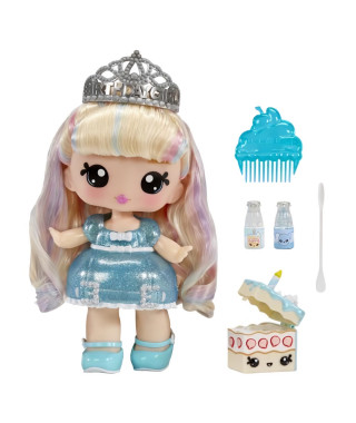 Yummiland - Grande poupée 25 cm a coiffer et câliner - Animal de compagnie + baumes a levre parfumé - Callie - Des 4ans
