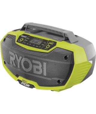 RYOBI - Radio de chantier 18V ONE+ stéréo Bluetooth AM/FM - port de charge USB - R18RH-0