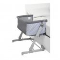 Berceau cododo CHICCO Next2Me GO - Compact - Pliable - Inclinable - 6 Niveaux de hauteur - Gris foncé