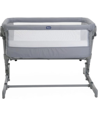 Berceau cododo CHICCO Next2Me GO - Compact - Pliable - Inclinable - 6 Niveaux de hauteur - Gris clair