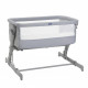 Berceau cododo CHICCO Next2Me GO - Compact - Pliable - Inclinable - 6 Niveaux de hauteur - Gris clair