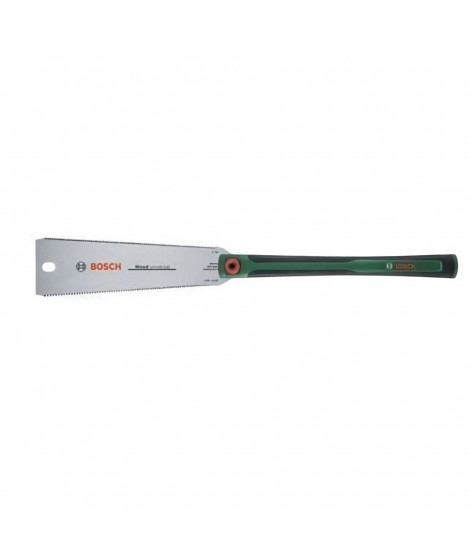 Bosch Scie japonaise Ryoba 250 mm (coupes précises/affleur  lame flex. acier SK5  dents doubles  poignée Softgrip)
