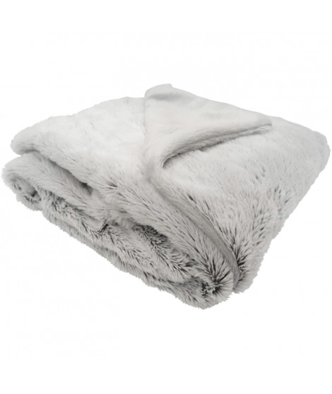 DOMIVA Couverture snow doublée microdoux - 75 x 100 cm - Souris