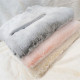 DOMIVA Couverture snow doublée microdoux - 75 x 100 cm - Souris
