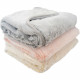 DOMIVA Couverture snow doublée microdoux - 75 x 100 cm - Souris