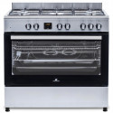 Cuisiniere piano four multifonctions catalyse - CONTINENTAL EDISON - CECP9060IXDD - 95 L - Affichage digital - L90 x H 85 cm …