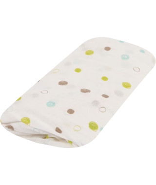 Drap housse - DOMIVA - 70 x 140 cm - Jersey - Imprimé Ecru Pandipanda