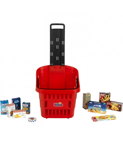 Panier de courses a roulettes garni My Market - KLEIN - 7256 - Des 2 ans