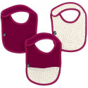 Lot x3 bavoirs - DOMIVA - 0-6 mois - Gaze de coton - Grenadine