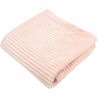 Couverture boudoir - DOMIVA - Blush - 75 x 100 cm - Velours côtelé, douce et chaude
