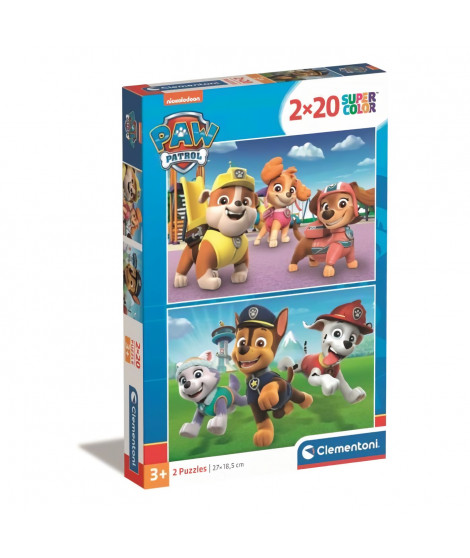CLEMENTONI - 2x20 pieces - Pat' Patrouille