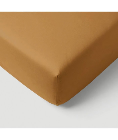 Drap housse - P'TIT DODO - 60 x 120 cm - Jersey - Caramel