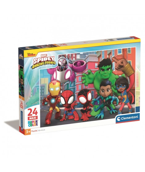 CLEMENTONI - 24 pieces Maxi - Spidey et ses amis extraordinaires
