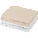 Lot 2 drap housse - P'TIT DODO - Jersey - 60 x 120 cm - Blanc / Nude