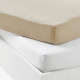 Lot 2 drap housse - P'TIT DODO - Jersey - 60 x 120 cm - Blanc / Nude