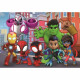 CLEMENTONI - 24 pieces Maxi - Spidey et ses amis extraordinaires