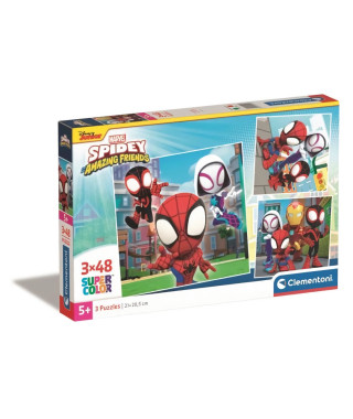 CLEMENTONI - 3x48 pieces - Spidey et ses amis extraordinaires